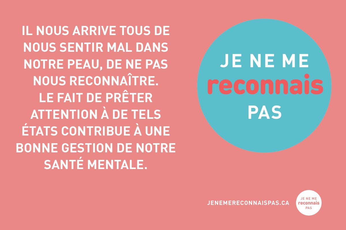 AFSNB fière de prom. santé mentale et réduire le stigma en mil.de travail #jenemereconnaispas #semainesantementale