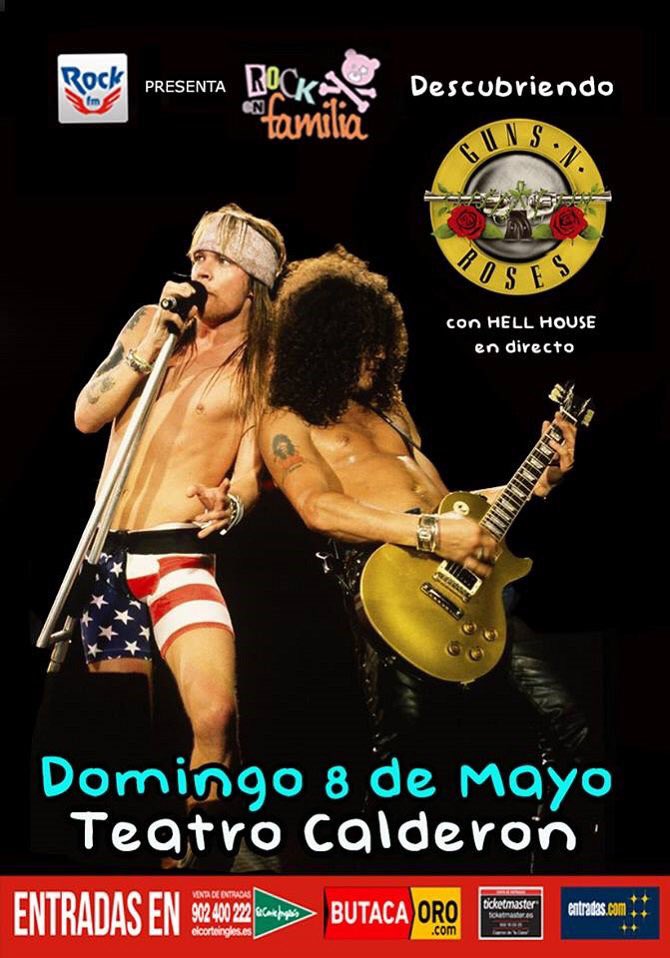 RockFM_ES's tweet photo. El próximo domingo, repasa la historia de @gunsnroses con @ROCKENFAMILIA https://t.co/EaLhBzsRW2 8 de mayo #Madrid https://t.co/TfS5f6roM6