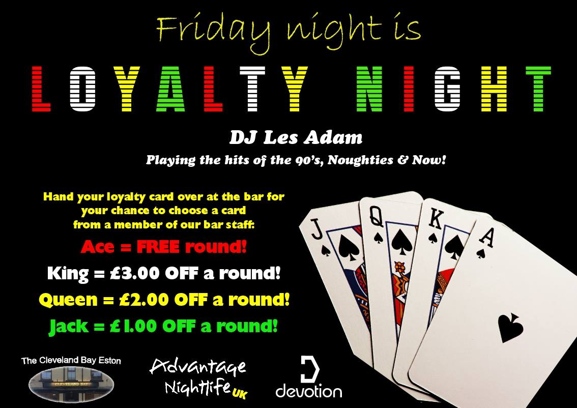 Here's my #BrandNew night #LoyaltyNight at <a href="/ClevelndBayEstn/">ClevelandBayEston</a> - launching Friday 13th May 2016! See you there!