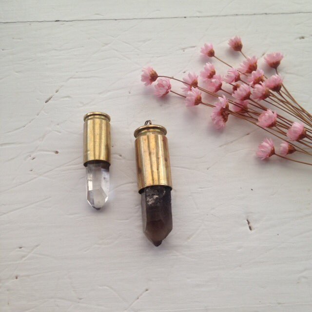 midwestlovely's tweet photo. Bullet shells &amp; crystals | necklace making! https://t.co/voy1GqJIpJ #etsy #quartz #crystal #bulletshell #jewelry https://t.co/rRGL0t6ylJ