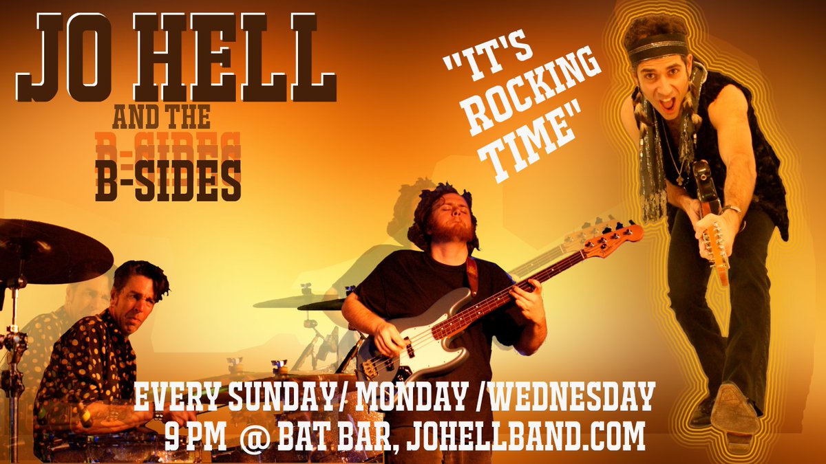 JoHellMusic's tweet photo. Jo Hell at BAT BAR tonight 9pm. 5/4/16
#tmmp #johell #livemusicaustin #batbaraustin https://t.co/c8n6zvDrIN