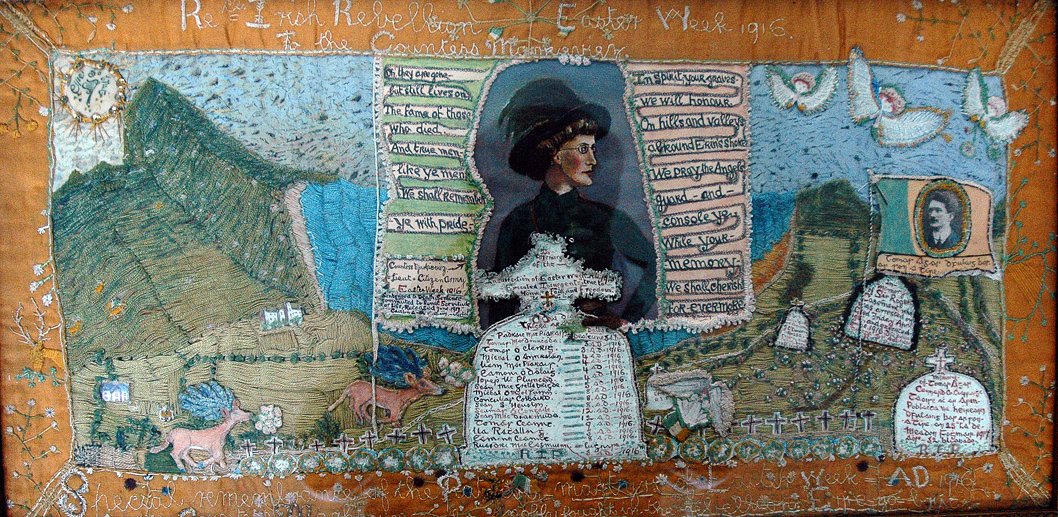 LissadellHouse's tweet photo. The history of 1916 in delicate embroidery
1916 Gallery #Lissadell https://t.co/Pv9OZ3PlSL