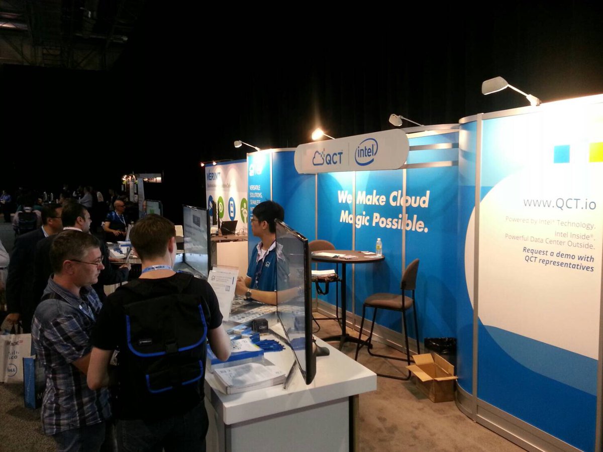 QuantaQCT's tweet photo. It's showtime! Stop by #EMCWorld booth 870 and chat with us about our EMC-validated technologies and solutions. https://t.co/G5PEHPFEpY