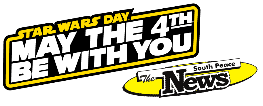 SouthPeaceNews's tweet photo. Happy #StarWarsDay!  #MayThe4thBeWithYou 
#southpeacenews https://t.co/rMLVjaGU2o