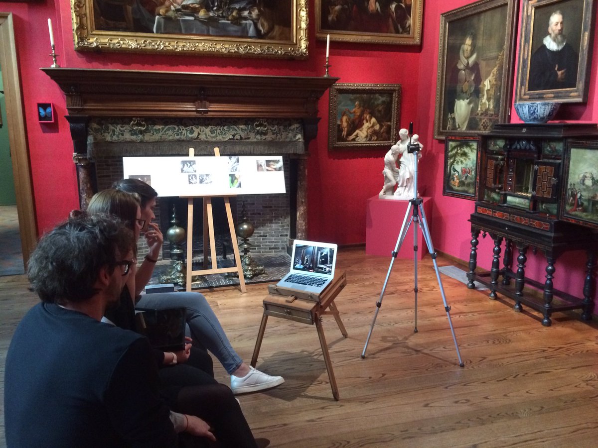 First Frick New York and Rockoxhuis live streaming museum tour. @frickcollection @KMSKA #museumdigitalization