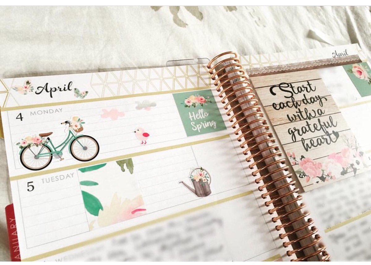 Disneygal99's tweet image. Use my horizontal as a journal! But use my vertical as my actual planner!  #ecfanfriday #teamhorizontal @erincondren