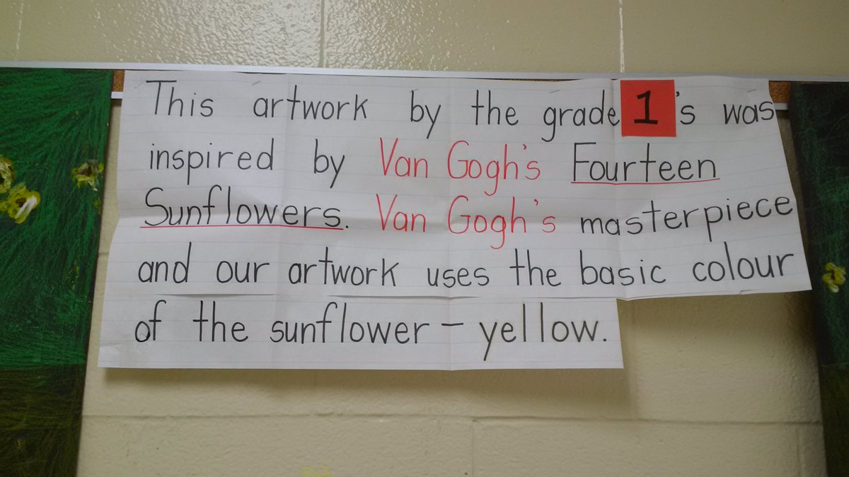 StRaphaelCS's tweet photo. Masterpieces from grade 1 students. https://t.co/82sOatls9g