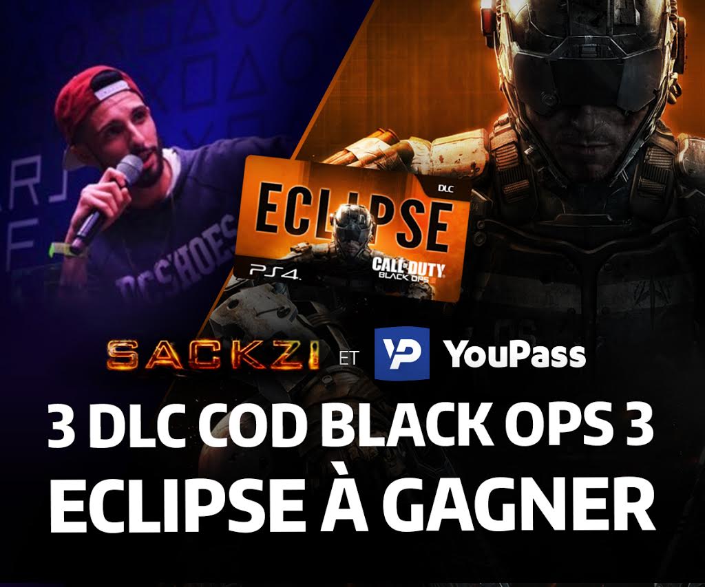 Sackzi's tweet photo. Petit concours ! 3 DLC " Eclipse " à gagner ! Pour participer RT et follow @YouPassFR &amp; @Sackzi résultat Dimanche ! https://t.co/czAORG5n8W