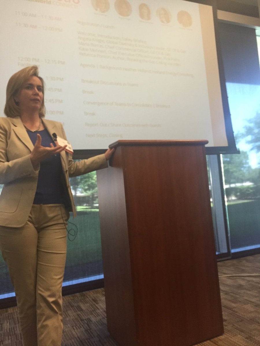 ALLYEnergyInc's tweet photo. It's not because we are #women. It's because we bring business value says @ge_oilandgas CCO #diversity https://t.co/wIvQdfJqjY