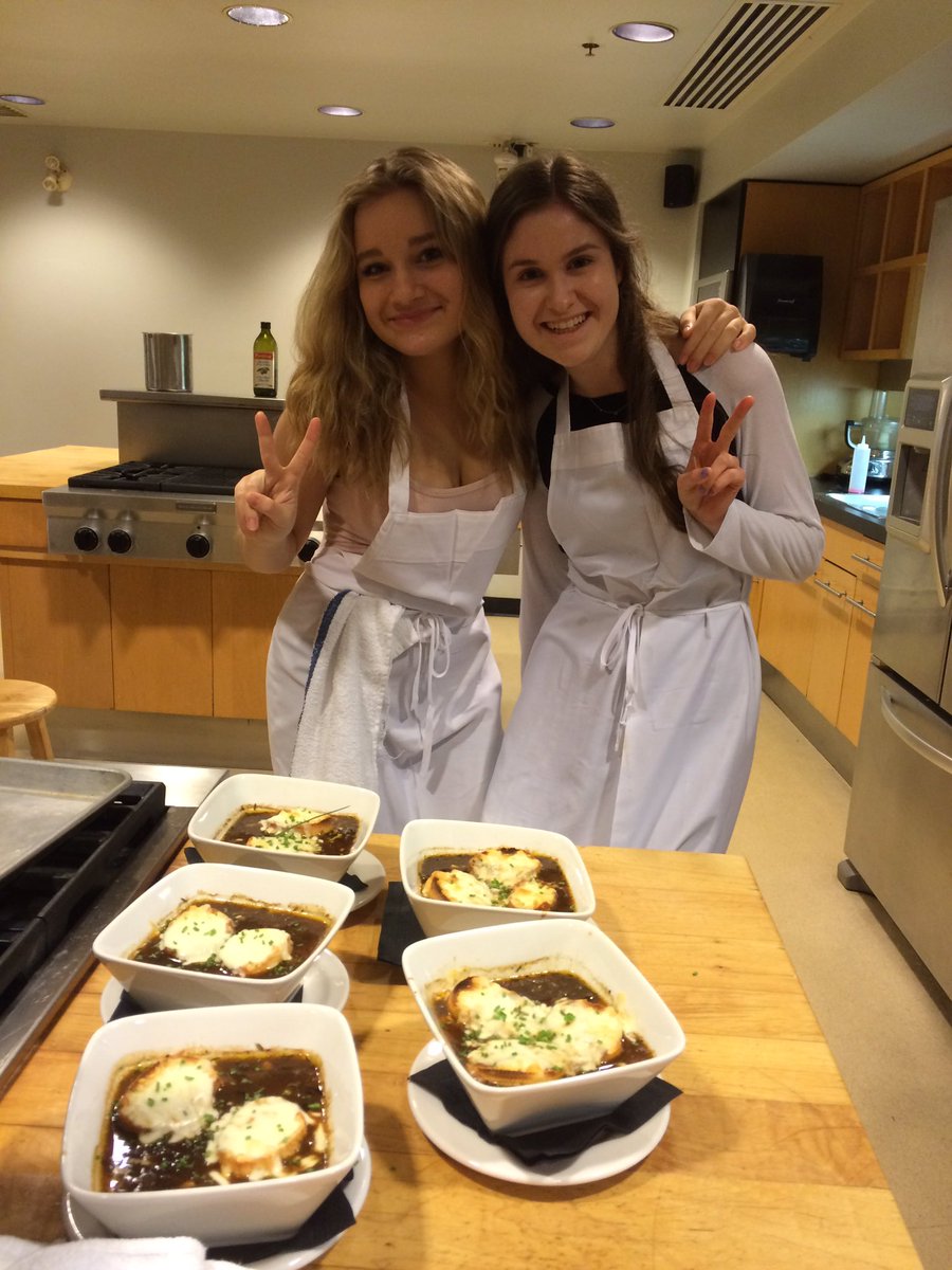 mr_smitchell's tweet photo. From scratch! Soups a l'oignon &amp; pate chinois. Full tummies and full hearts. Grade 10 challenge week @theyorkschool https://t.co/1jO7q06u50