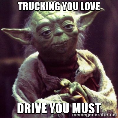 CarriageSol's tweet photo. #MayTheFourthBeWithYou #trucking https://t.co/xa37RSz2vB