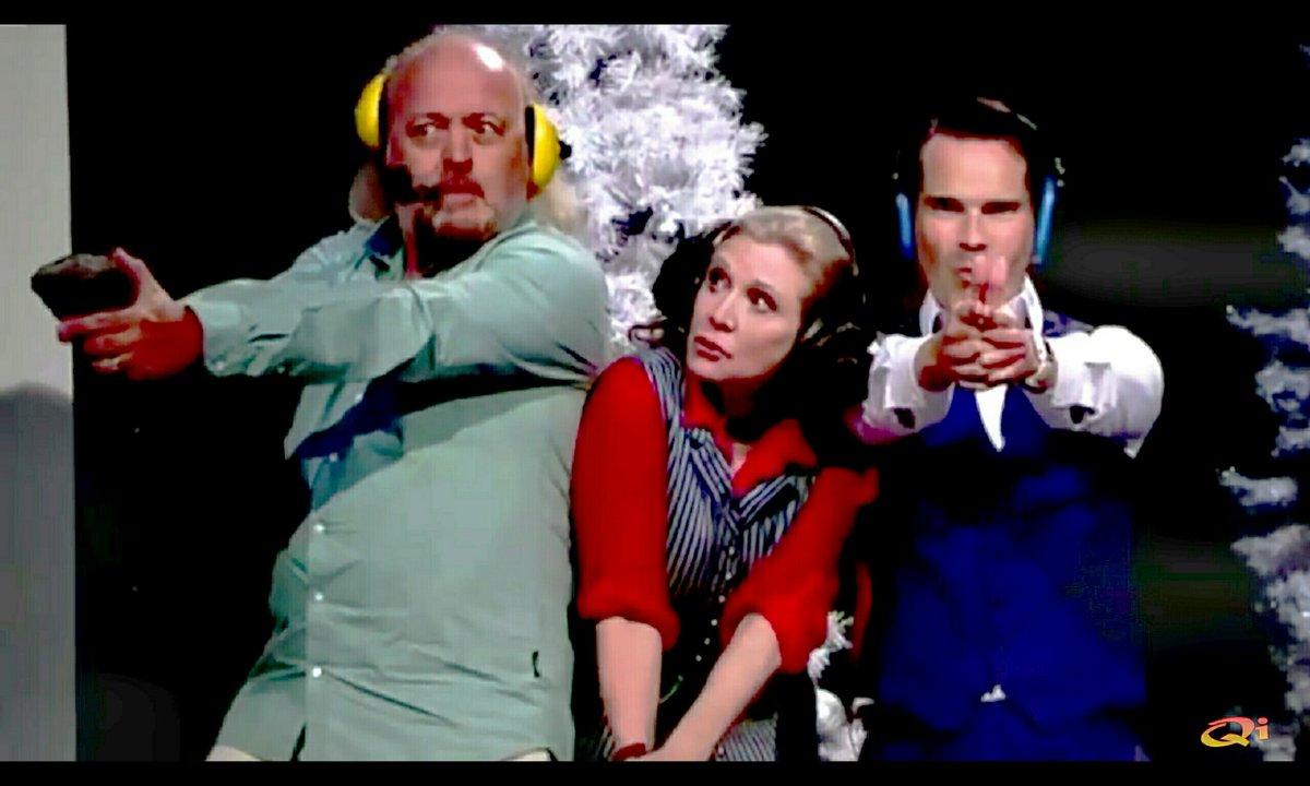 smrzla's tweet photo. QI awesomeness. 😻
#BillBailey #CarrieFisher #JimmyCar https://t.co/eYlmWx3prD