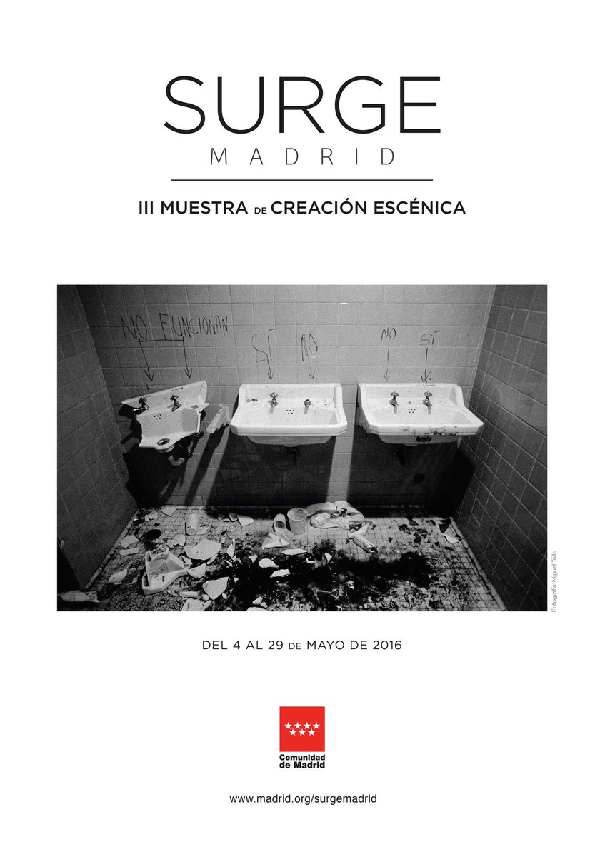 Hoy inicia #surgeMADRID 4-29 de MAYO 41Cías 20Salas 13Actividades 3Labs bit.ly/1l8sbaZ <a href="/ComunidadMadrid/">Comunidad de Madrid</a>