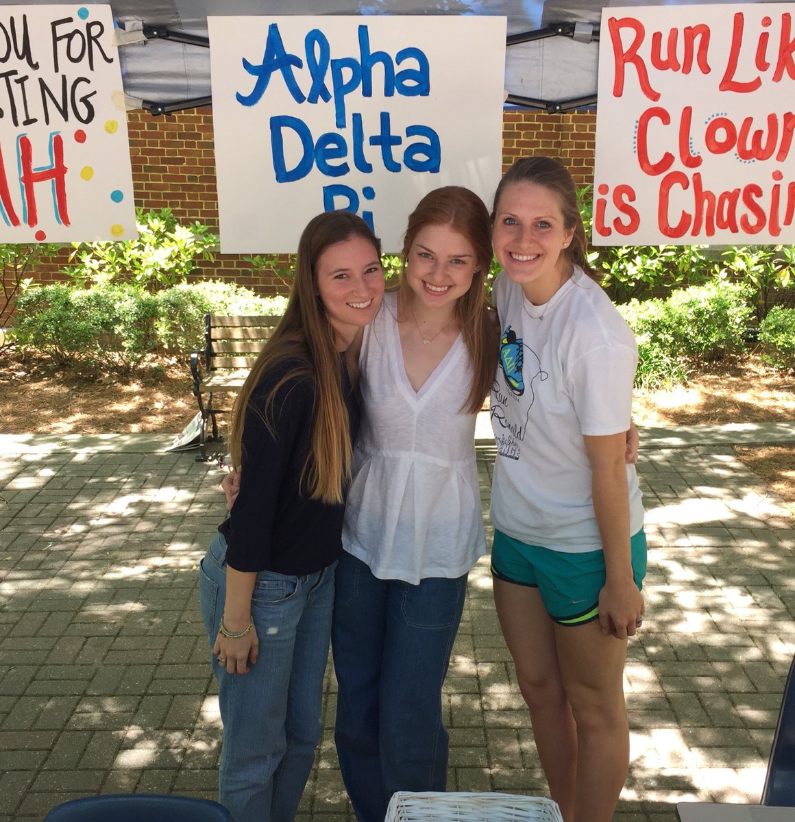 samfordgreeks's tweet photo. Come out to Ben Brown and learn more about @RMHCAlabama from the sisters of @ADPiSamford! #RunForRonald https://t.co/EFOfrmRXQd