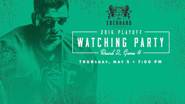 DallasStars's tweet photo. Need a place to watch Game 4?
Watch it with us tomorrow at 7pm at @TheEberhard->https://t.co/QqP6xfrJXx
#NHL17Benn https://t.co/PTgz8fBJPE