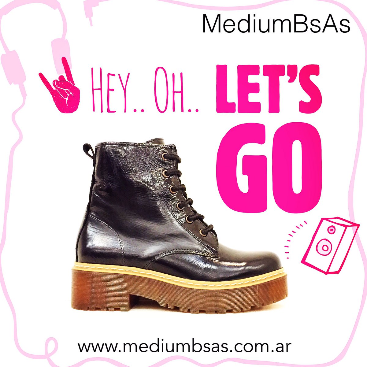 MediumBsAs's tweet photo. .
Ponele MUSICA a tus Pies!▶️🎙🔊
https://t.co/htlyywDWSn

#MediumBsAs

#Moda #Fashion #Zapatos #ShoeOfTheDay https://t.co/HHXnpTBA0z
