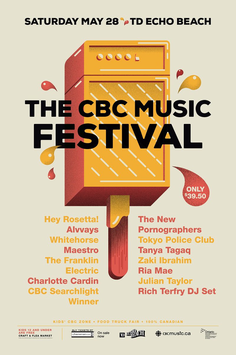 CBCMusic's tweet photo. If you're a fan of Canadian music, circle May 28th in your calendar.

More info: https://t.co/mxWbVVpx5x https://t.co/iYO2xKe5SA
