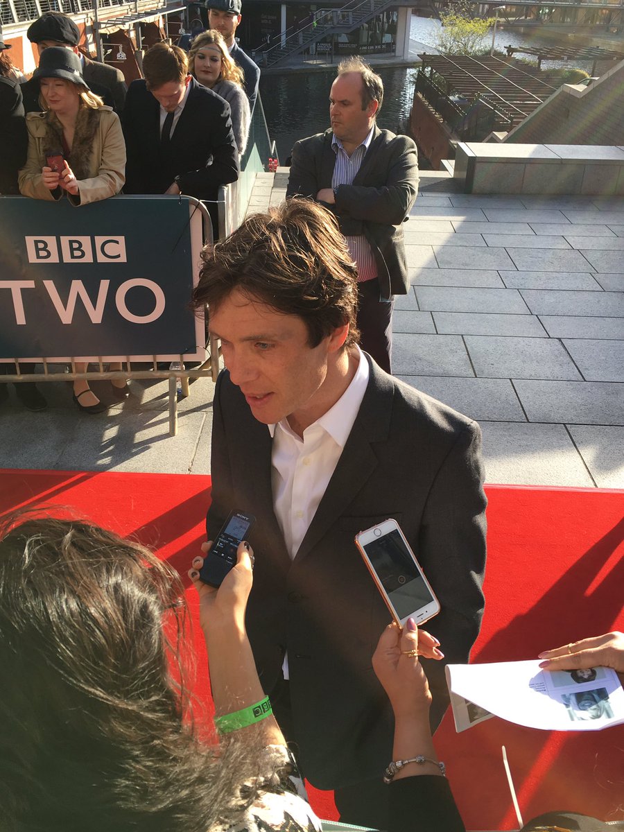 BhamUpdates's tweet image. The cast of Peaky Blinders and the creator Steven Knight on the red carpet of the premiere at the Mailbox #PeakyBrum