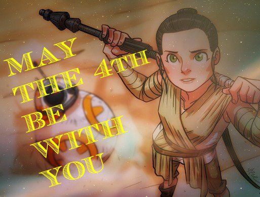 StarWarsCutie's tweet photo. MAY THE 4th BE WITH YOU!!! https://t.co/x1jwricuDM