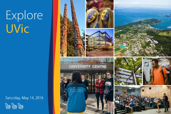 Looking for Explore UVic Wayfinder volunteers from 12-1pm on May 14! Sign up  at myvolunteerpage.com