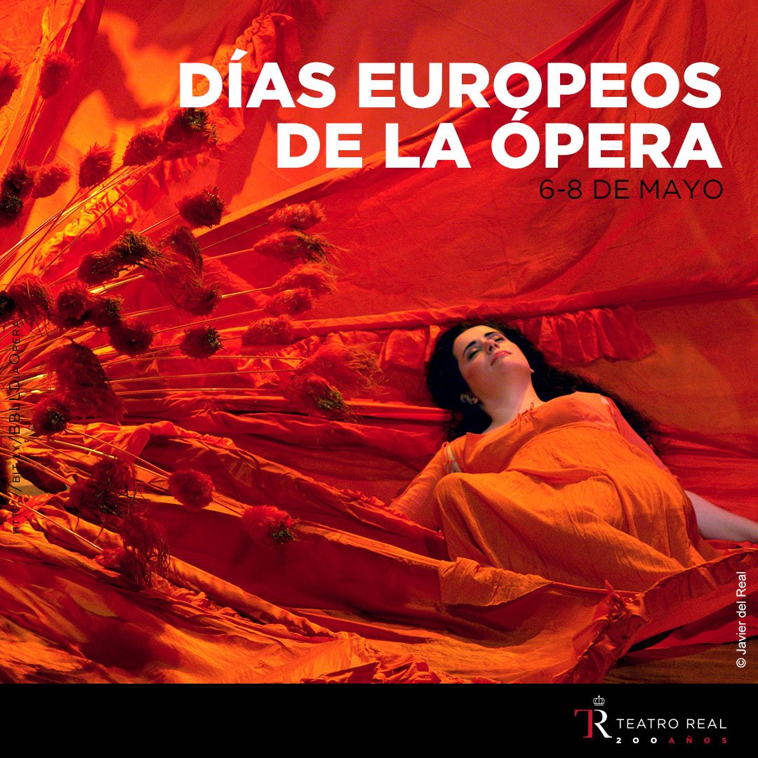 Teatro_Real's tweet photo. Se acerca el #DíaEuropeoDeLaÓpera… ¡Ayúdanos a difundir la #ópera! RT y podrás ganar una visita guiada para dos. https://t.co/AIMrCdzYaf