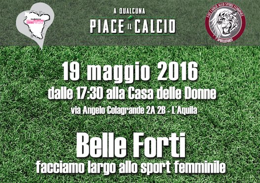 TerreMutate's tweet photo. Il 19 maggio dalle 17:30 c/o la Casa delle Donne de #laquila una giornata sullo #sportfemminile. Vi aspettiamo! https://t.co/1wL5toadmB
