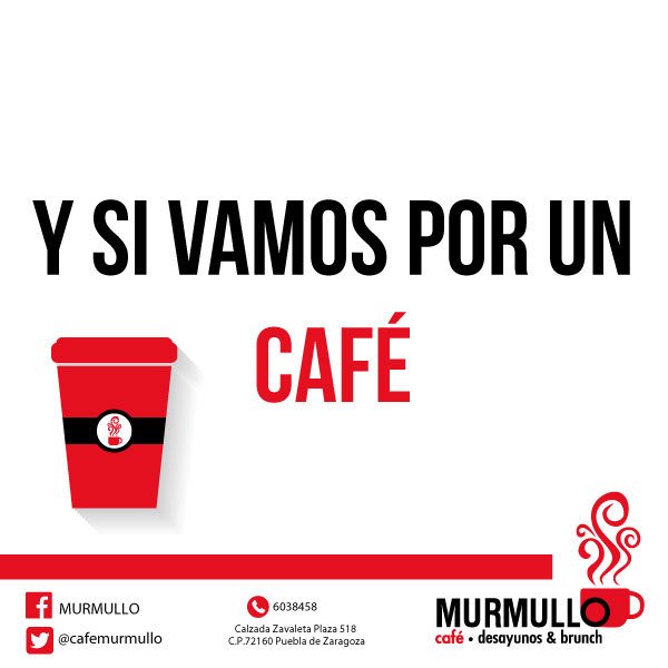 Los esperamos en Murmullo, un café delicioso, compruébalo
