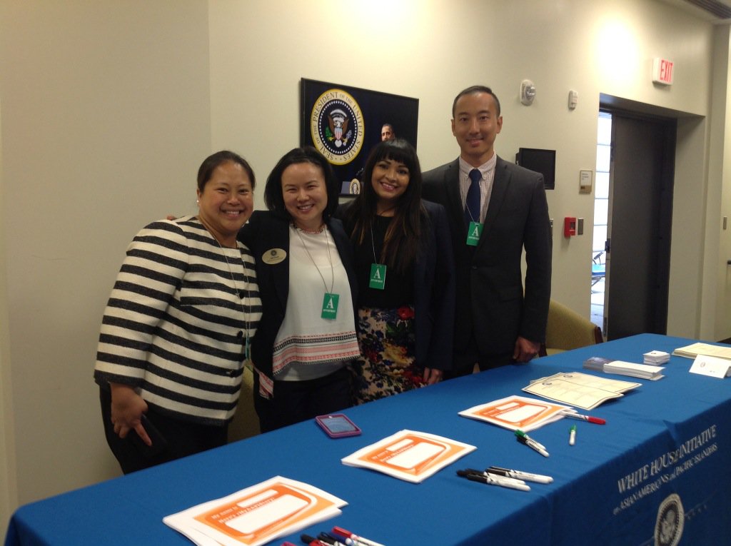 bimada's tweet photo. #MyAAPIStory begins at #WHChamps event at #EEOB in #Washington.  #WhiteHouseAAPI staff and commissioner. https://t.co/tHggjH2v76