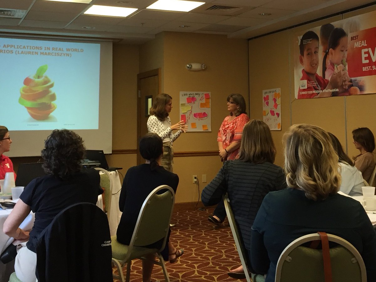 StaceyMcDanielY's tweet photo. #TheYFeedsKids mentors role-play coaching #HEPAChampions on making each bite count #NutritiousIsDelicious #BeCauseY https://t.co/Tf8mvIr0tP