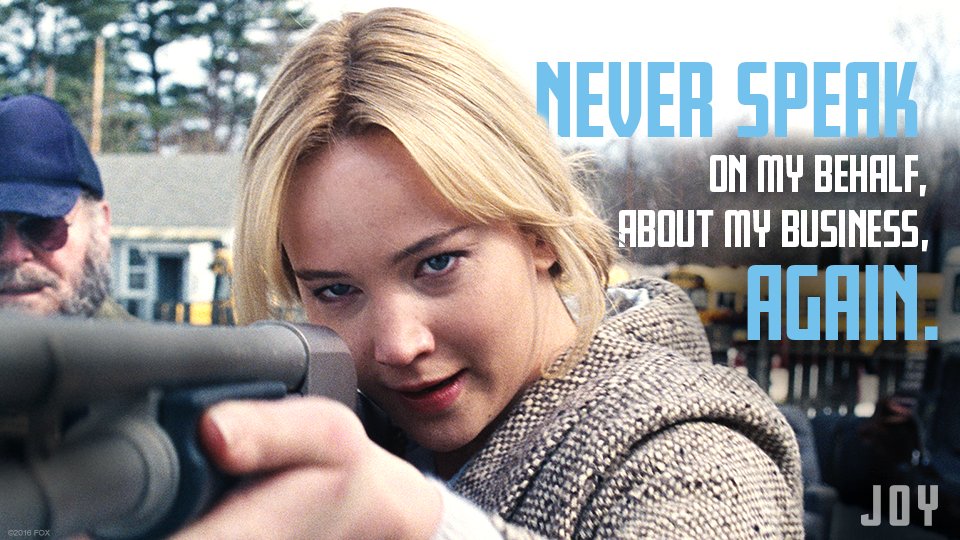 Stand your ground. #JoyMovie
