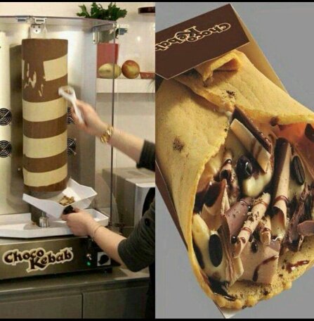 A_full_'s tweet photo. Chocó kebab #comidaorgasmica #postre #postres https://t.co/GxhJJZM7mo