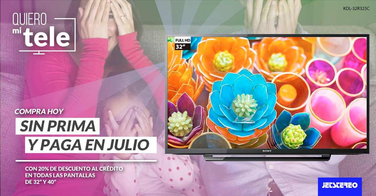 jetstereo's tweet photo. ¡Vive una experiencia diferente con un #SONYLED Básico 32”! Ver más: https://t.co/IYg3UPuBFQ https://t.co/KlTxk1EOgi