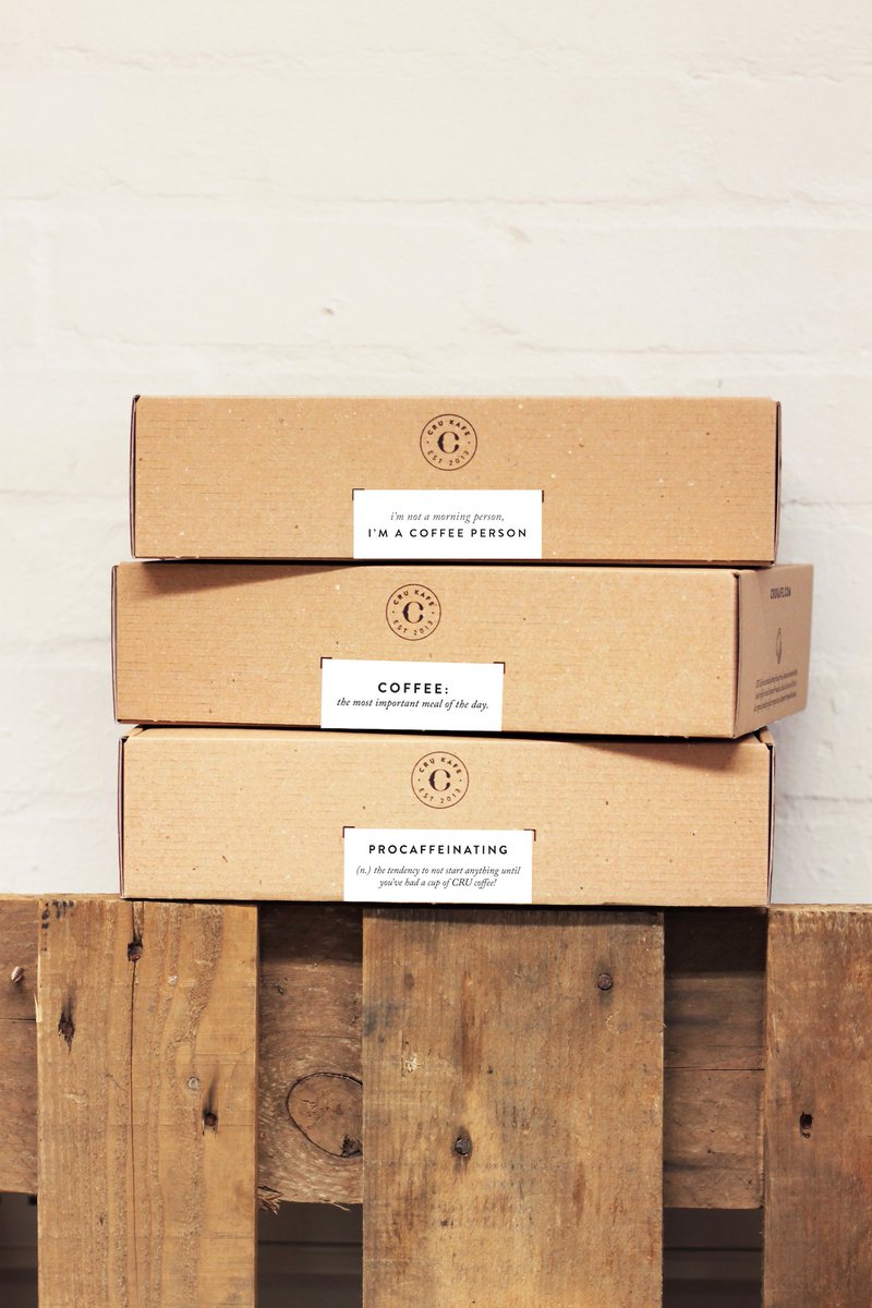 crukafe's tweet photo. Deliveries are always great, more so when they include *motivational* coffee quotes on them too! Order yours today https://t.co/i0kccTiBsN