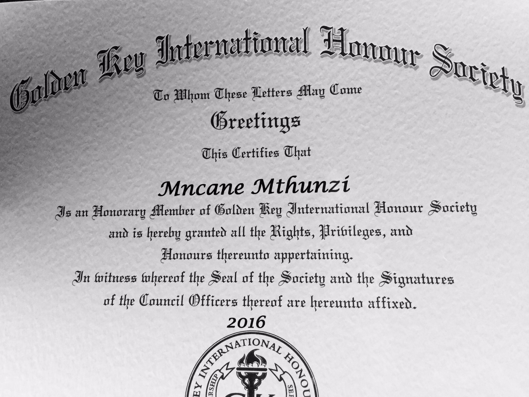 Golden Key International Honour Society