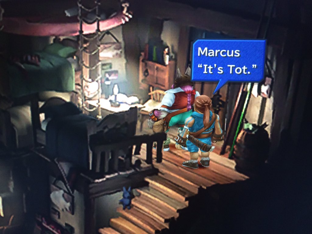 serafleur's tweet photo. Playing one of my fave games of all time on PC. This scene never gets old 😂 #FF9 #PCver https://t.co/qVZKmgqPVk