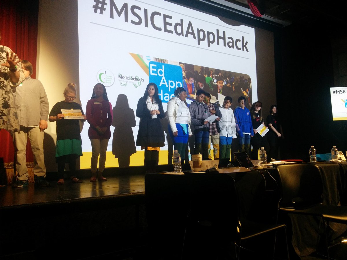 kinder_stone's tweet image. And the winners of #MSICEdAppHack  are TSALife Hacks, Home 4U, Jam Session! Congrats! @TDSB_MSIC @VickyBranco
