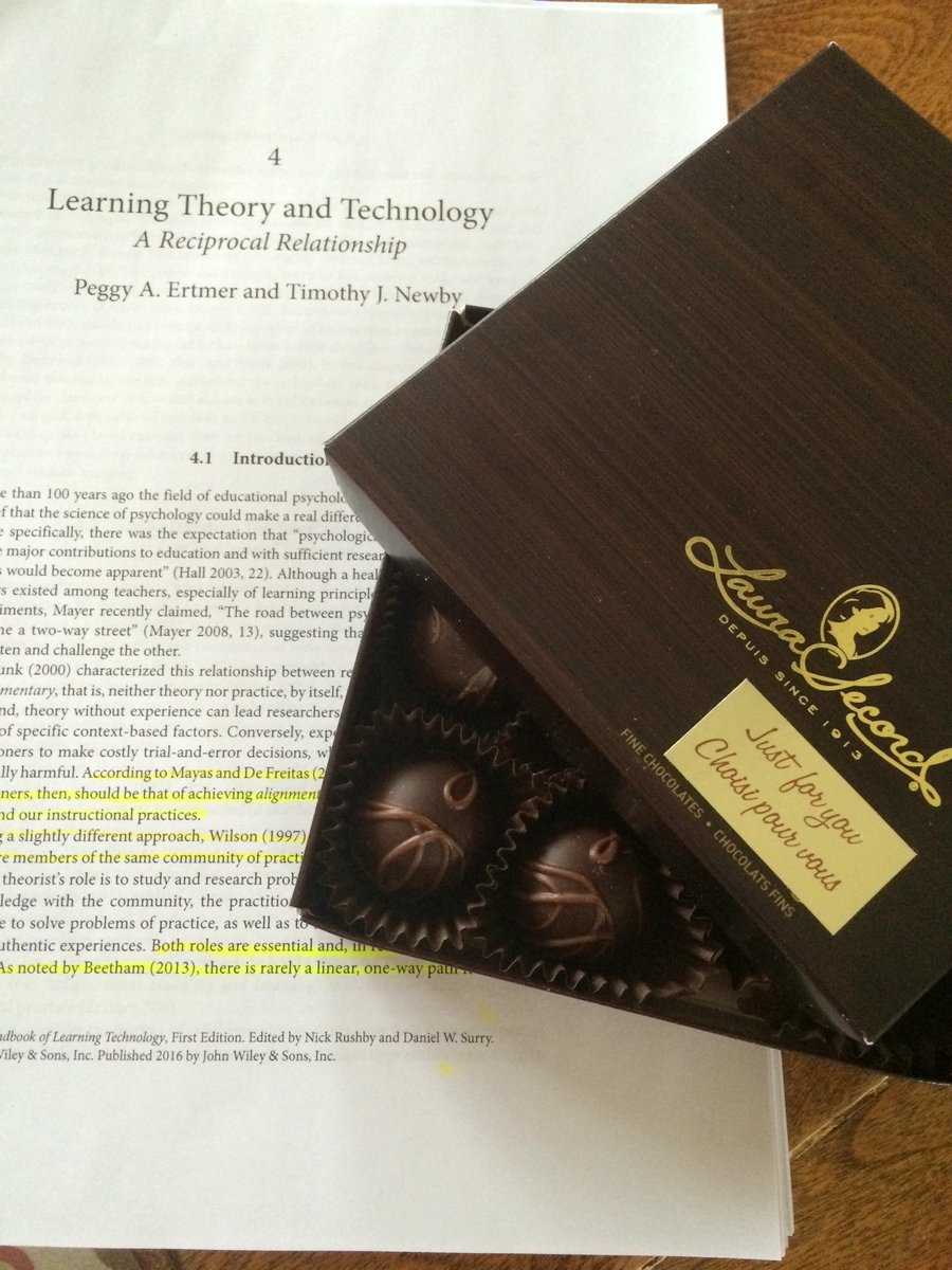 audsoleil's tweet image. #astuce pour performer en lecture pour #examensynthèse #doctorat @laurasecordca #chocolatscerise merci @gdumouchel !