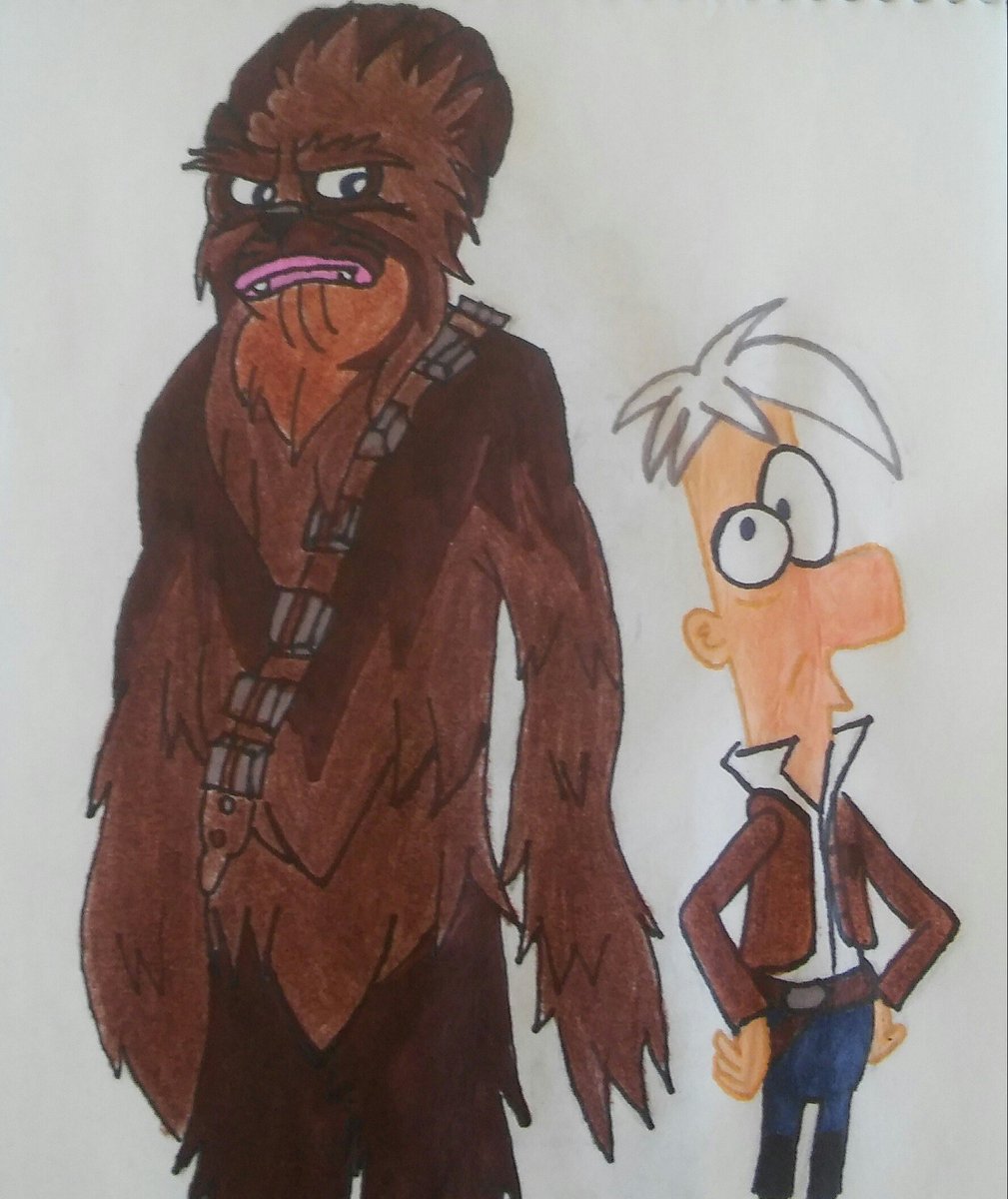 ramentiki's tweet photo. @DanPovenmire @mmonogram #MayThe4thBeWithYou the ferb awakens https://t.co/ibk4rqjgwf