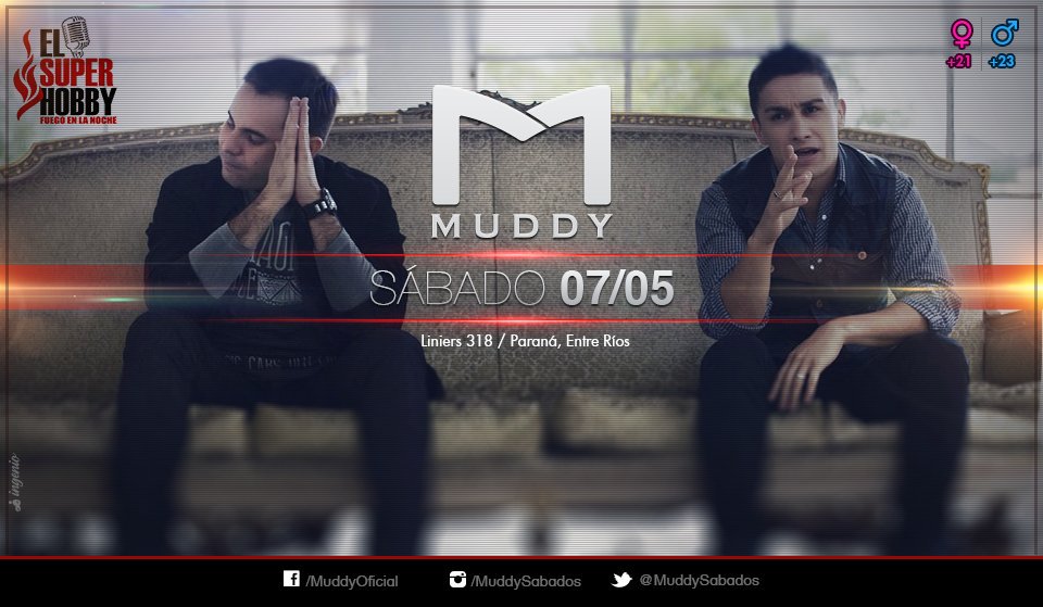 MuddySabados's tweet photo. Este Sábado 7-05 
@ElSuperHobby en #MuddySabados https://t.co/Q9EYcp4J4j