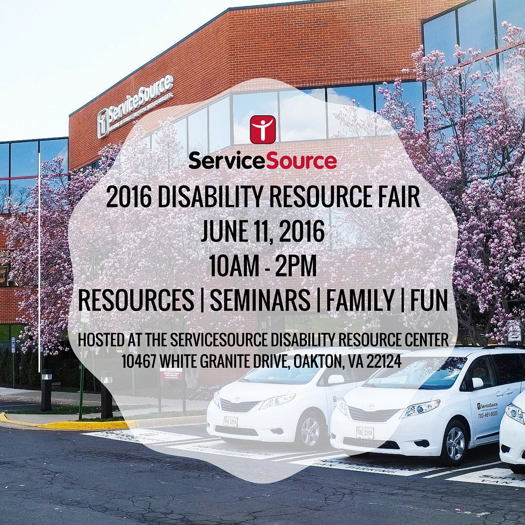 ServiceSource1's tweet photo. Here's your fun and friendly reminder to RSVP for the Disability Resource Fair! #DRF2016 https://t.co/bMrr8ZpgOB https://t.co/0dSaG3fuuJ
