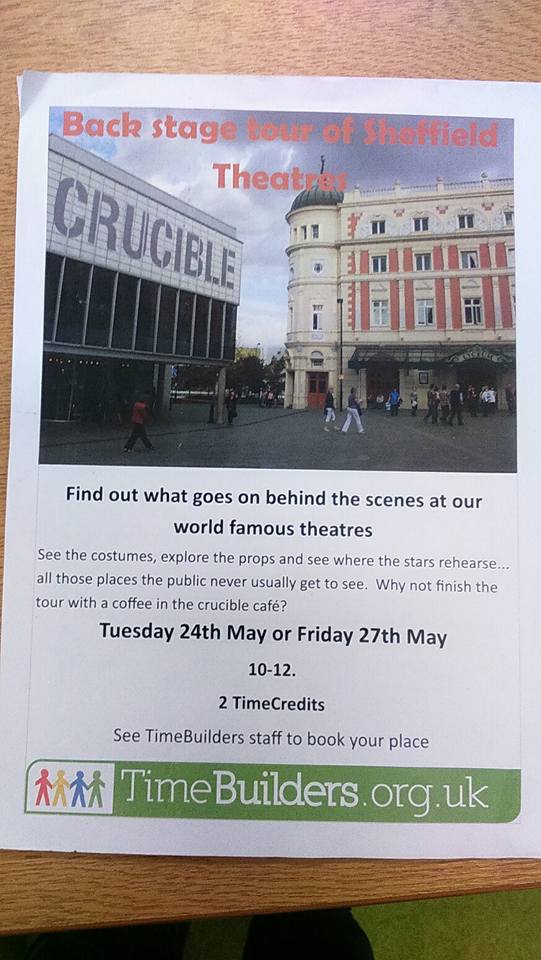 Spaces still available on Friday 27th. Book it now! 

2 TimeCredits with <a href="/Timebuilders/">TimeBuilders</a>