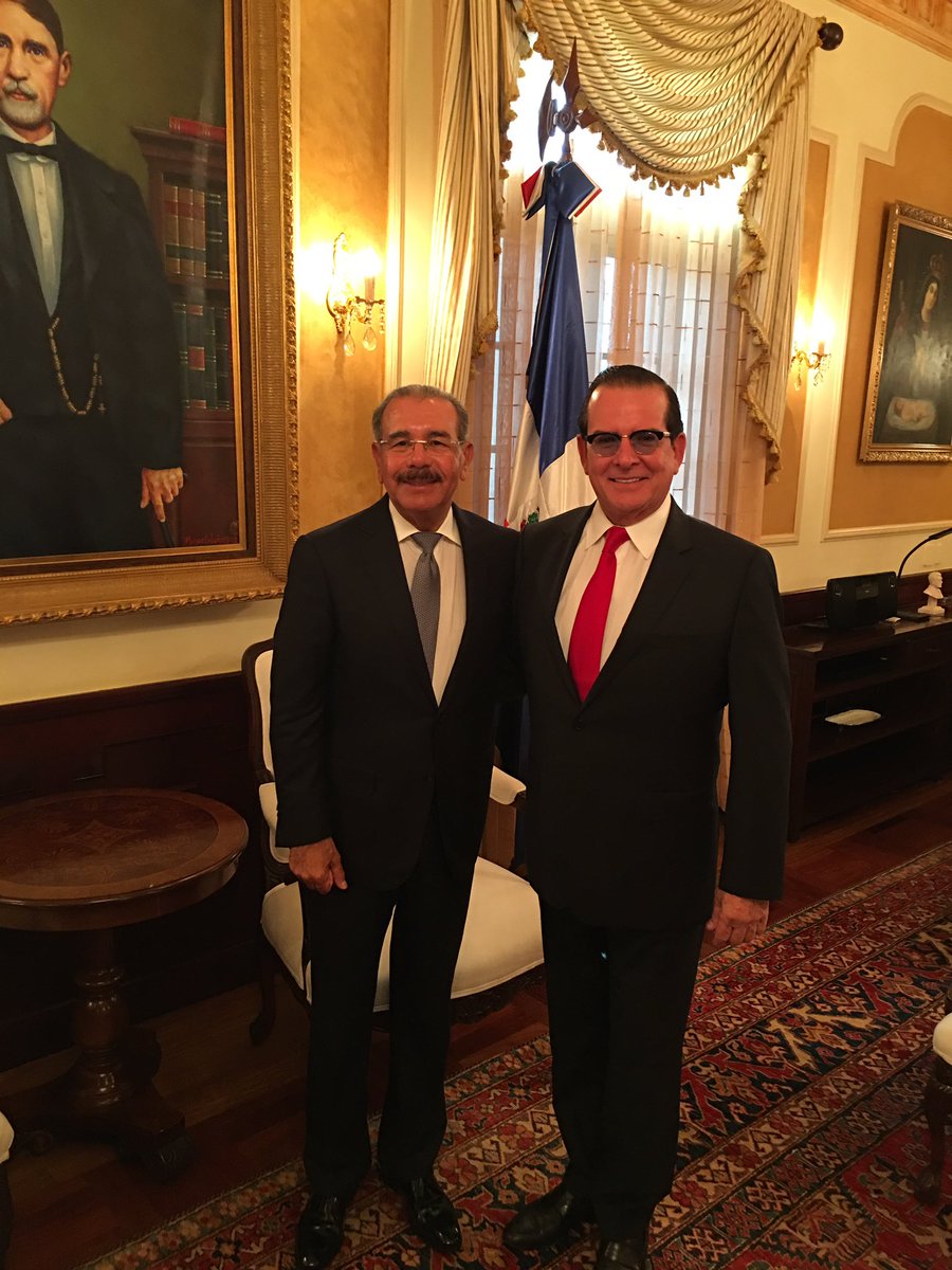 HermanEchevarri's tweet photo. This morning with #president of The #DominicanRepublic #DaniloMedina https://t.co/Y3GvN2mzL1