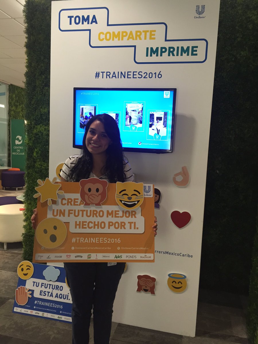 MonseSantana's tweet photo. @TalentUnilever #Trainees2016 https://t.co/CAL9FWqgAS