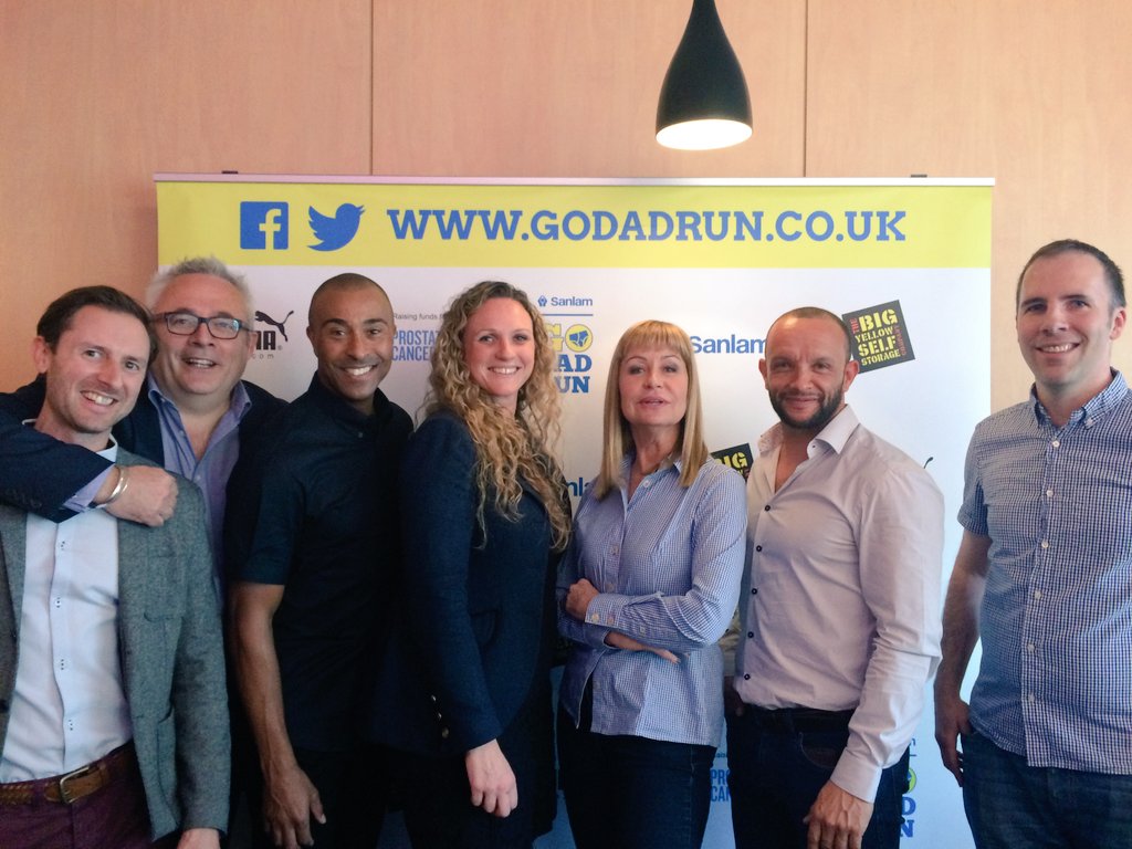 LaurenTMktg's tweet photo. Lovely to meet @nickscott1306 @Aledbrew11 at Cardiff @godadrun launch @SanlamUK @ProstateUK thanks  for supporting! https://t.co/NxJO6Sc2e2