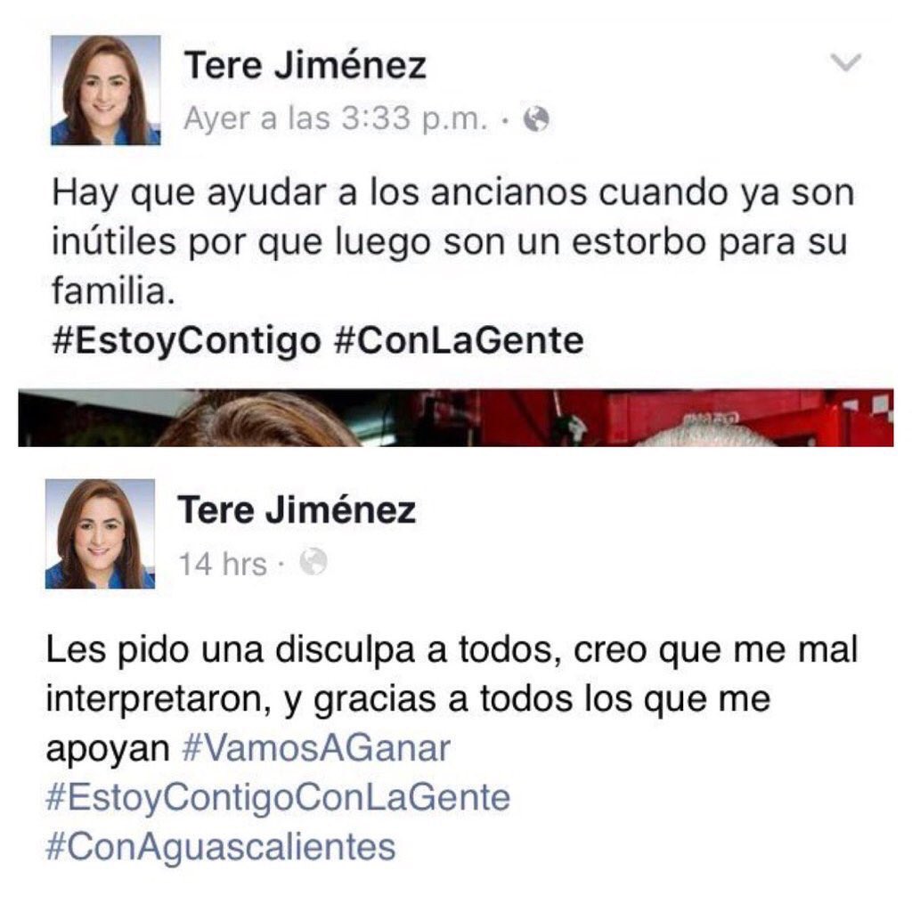 FictionMex's tweet image. Y así sigue la clase política burlándose del pueblo. Tere Jiménez #LadyAncianos