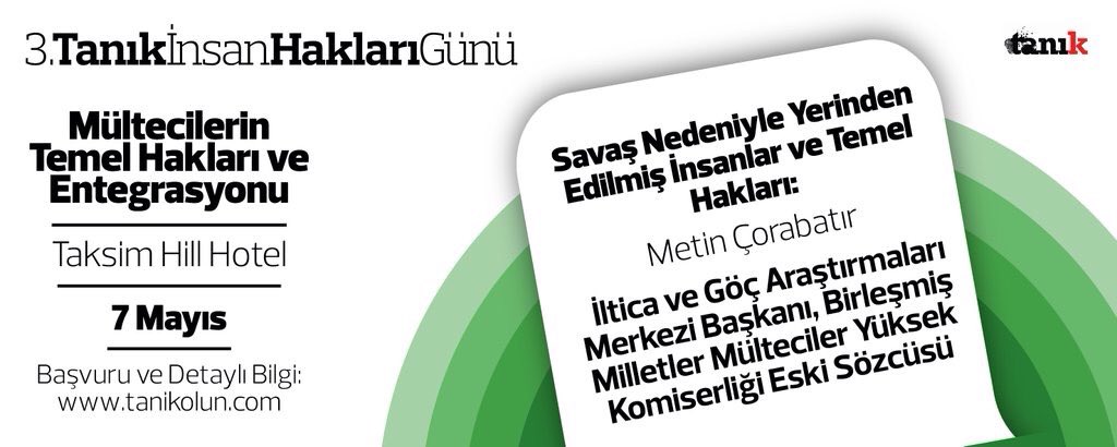 tanikolun's tweet photo. Uzun yıllar BM Mülteciler Yüksek Komiserliği'nde çalışmış Metin Çorabatır bizlerle. https://t.co/Xeh7GzR0E4