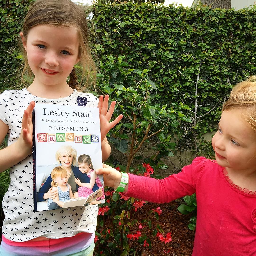 .@LesleyRStahl's granddaughters love their grandma's book, #BecomingGrandma! A great read for #mothersday!