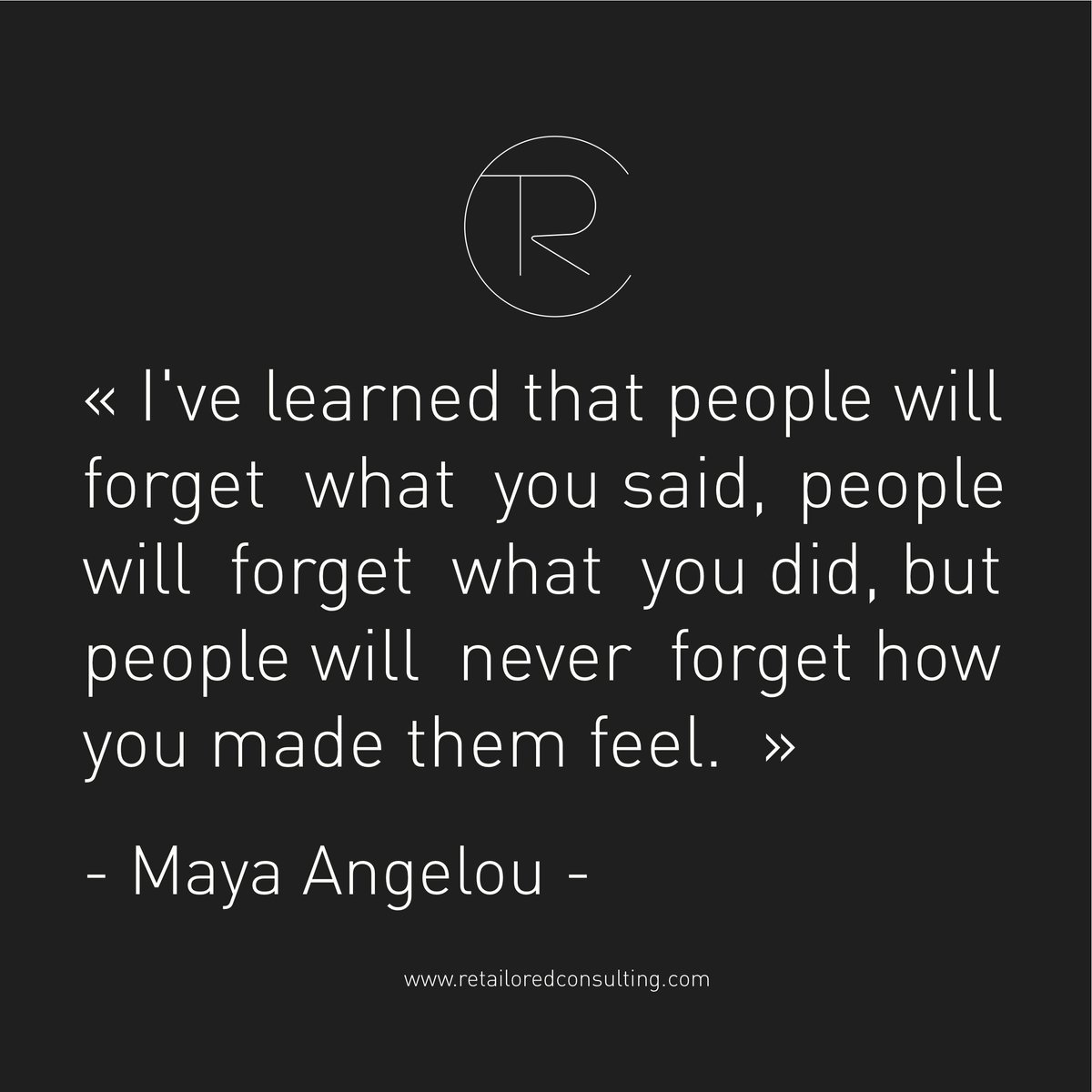 ReTailoredCltg's tweet photo. Make client experience your priority! #quote #elevateyourbrandfromwithin #retailoredconsulting #clientexperience https://t.co/pN4FJ7vNYf
