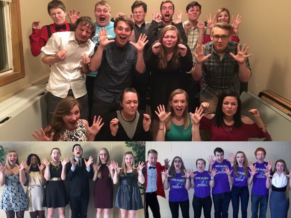 KDush11's tweet photo. 3 generations of BHS theatre seniors 💜🎭 https://t.co/hXpooToL8j