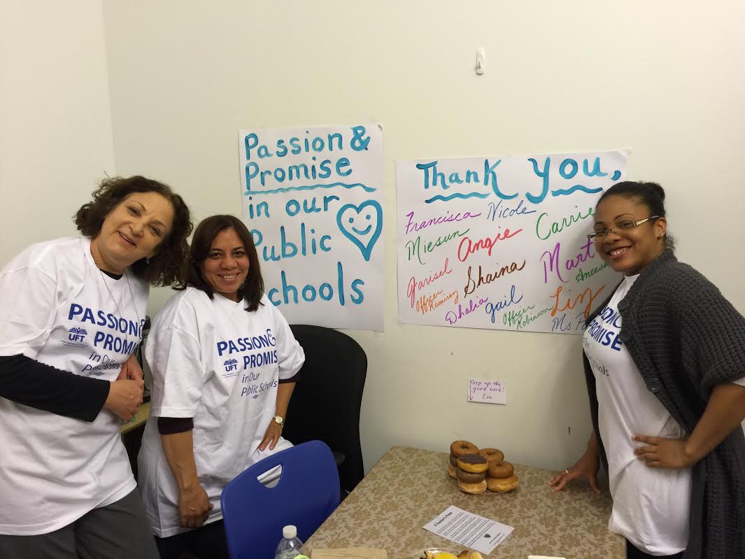 UFT's tweet photo. A celebration of Pre-K teachers in Manhattan's District 2 #CelebrateSchools @UFT_MBO https://t.co/F2HsX6dnhR